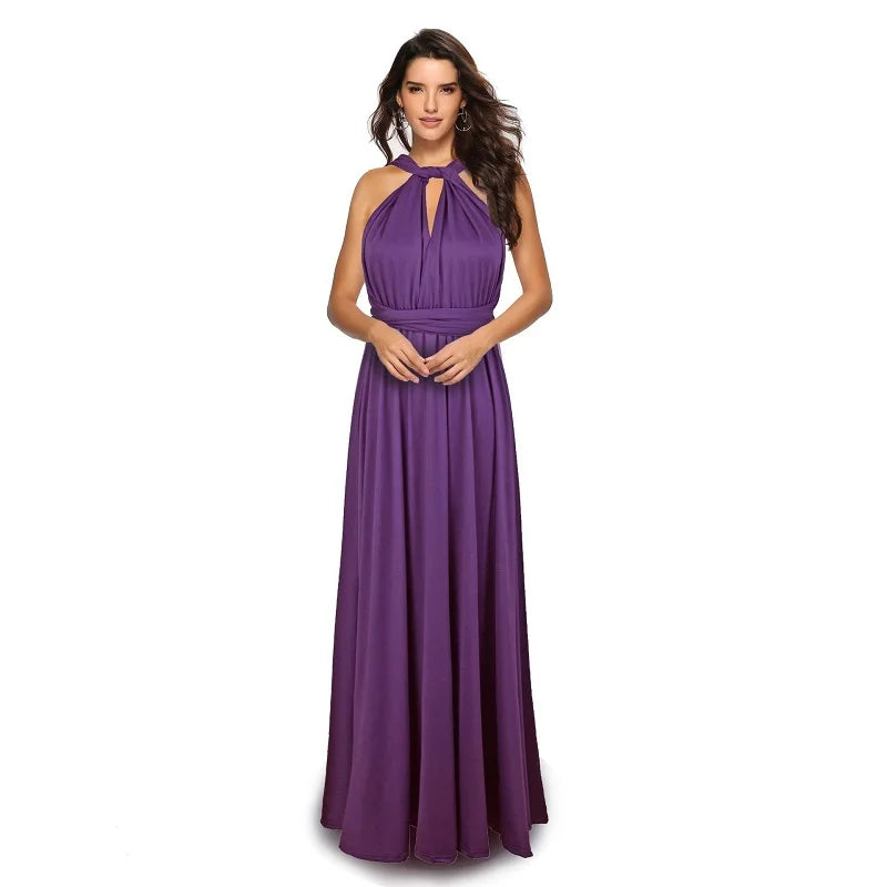 Vestido de Festa Roxo Longo Multiformas Mila