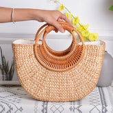 Bolsa de Palha Rattan Primavera