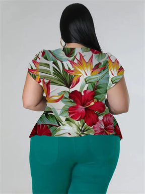 Conjunto Calça e Blusa Plus Size ate 48