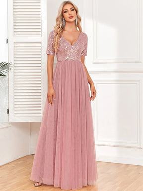 Vestido de Festa Longo Rose