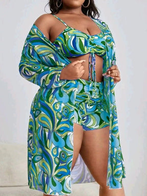 Biquíni Estampado Plus Size + Brinde