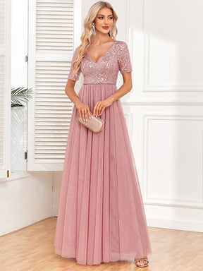 Vestido de Festa Longo Rose