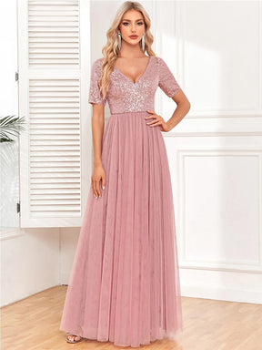 Vestido de Festa Longo Rose