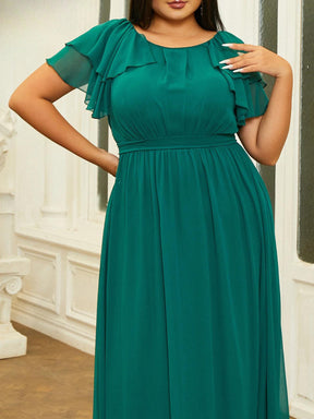 Vestido de Festa Verde Plus Size