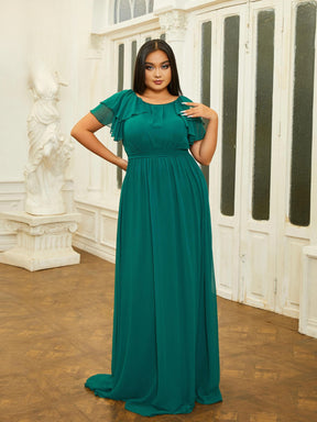 Vestido de Festa Verde Plus Size