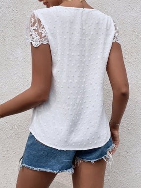 Blusa Renda Suiça S24