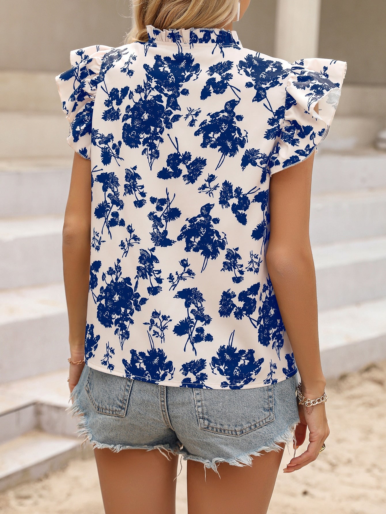 Blusa Manga Borboleta