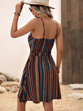 Vestido Feminino Listrado verão